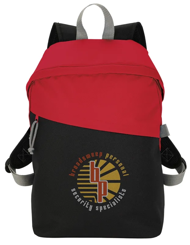 Custom Slant Cut Computer Backpack — view 4