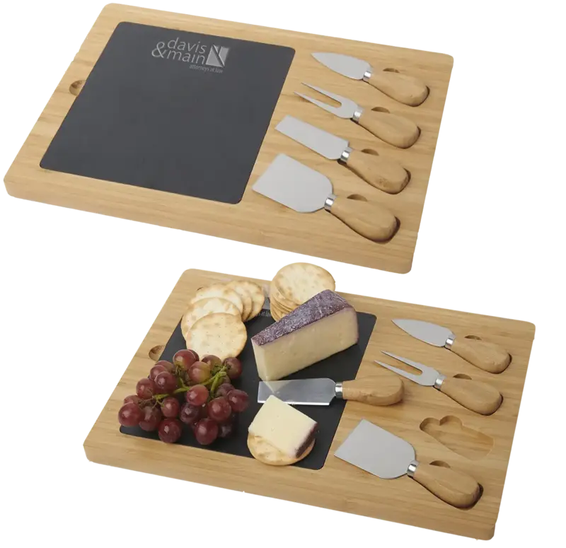 Personalized Slate Cheese Board Set