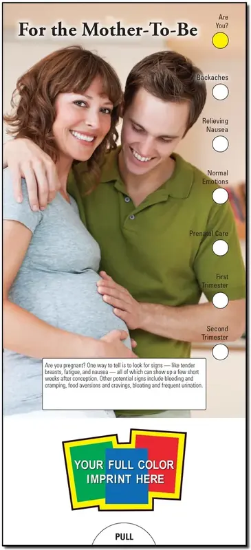 SLIDE CHART - For The Mother-To-Be Slide Chart