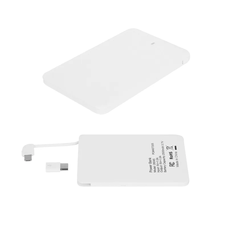 Slim 2500 MAH 3-In-1 Power Bank — view 5