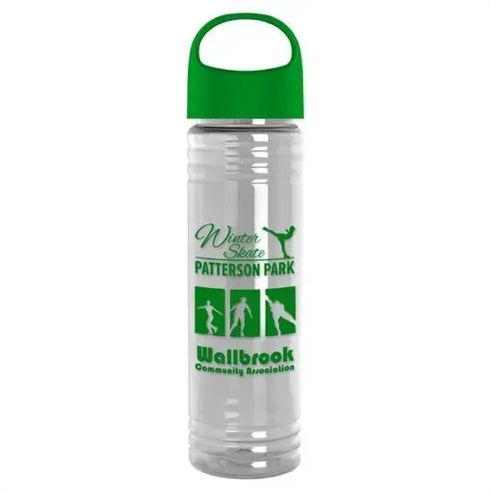 Slim Fit Bottle with Oval Crest Lid (24 oz.) — view 3
