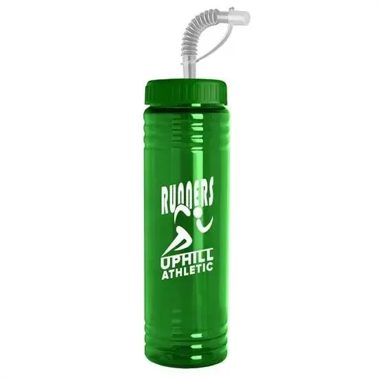 Slim Fit Bottle with Straw Lid (24 oz.) — view 2