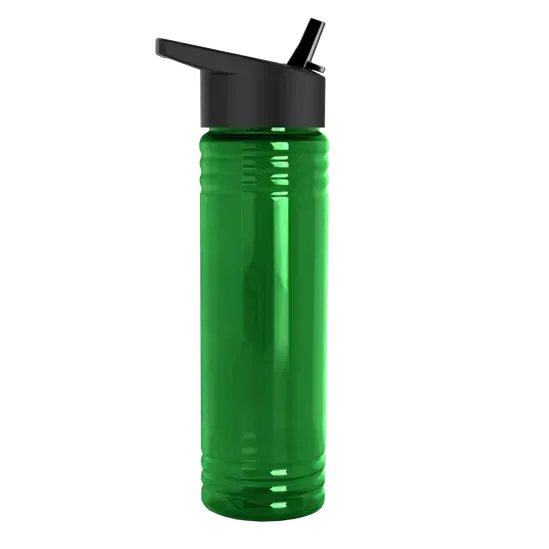 Slim Fit RPET Bottle with Flip-Straw Lid (24 oz.) — view 8