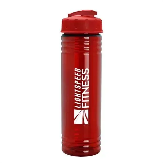 Slim Fit RPET Bottle with Flip-Top Lid (24 oz.) — view 10