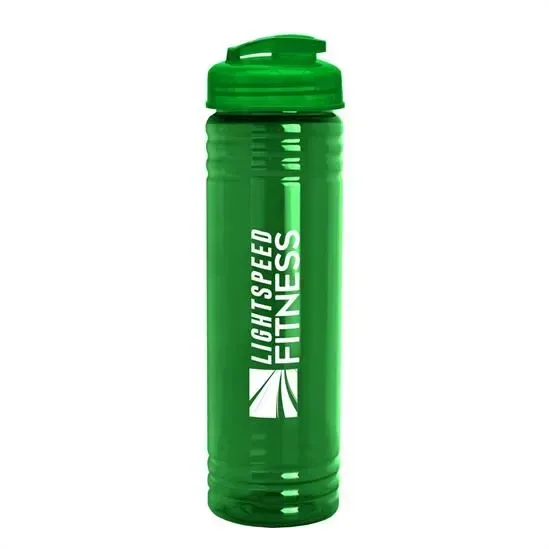 Slim Fit RPET Bottle with Flip-Top Lid (24 oz.) — view 9