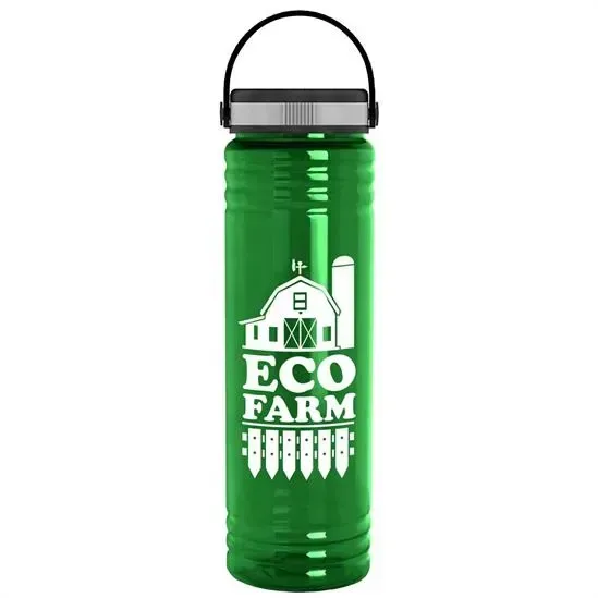 Slim Fit RPET Bottle with Grip Lid (24 oz.) — view 6