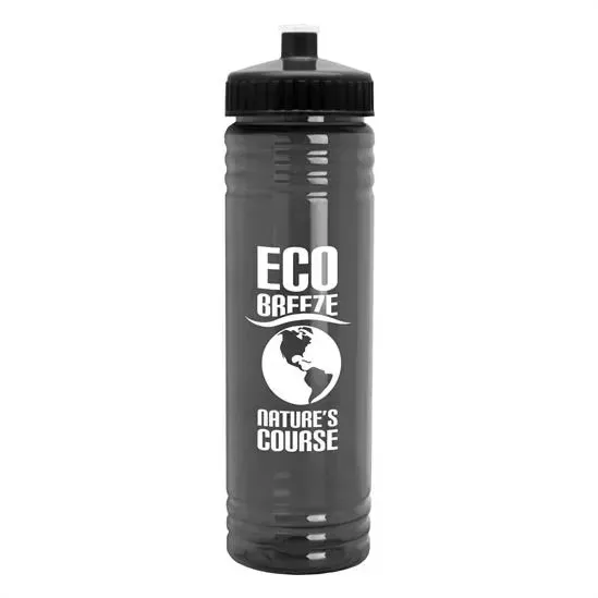 Slim Fit RPET Bottle with Push-Pull Lid (24 oz.) — view 9