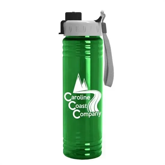 Slim Fit RPET Bottle with Quick-Snap Lid (24 oz.) — view 10