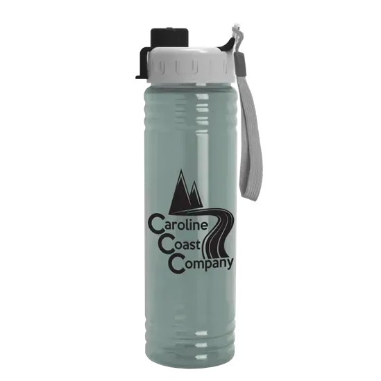 Slim Fit RPET Bottle with Quick-Snap Lid (24 oz.) — view 5