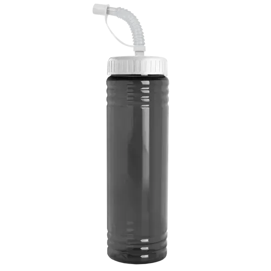 Slim Fit RPET Bottle with Straw Lid  (24 oz.) — view 7