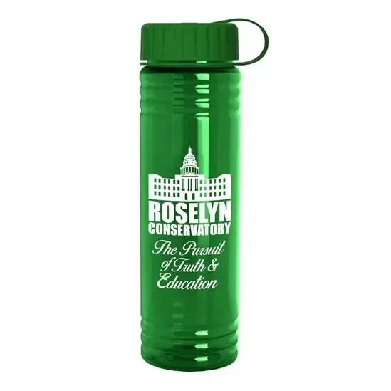 Slim Fit RPET Bottle with Tethered Lid (24 oz.) — view 5
