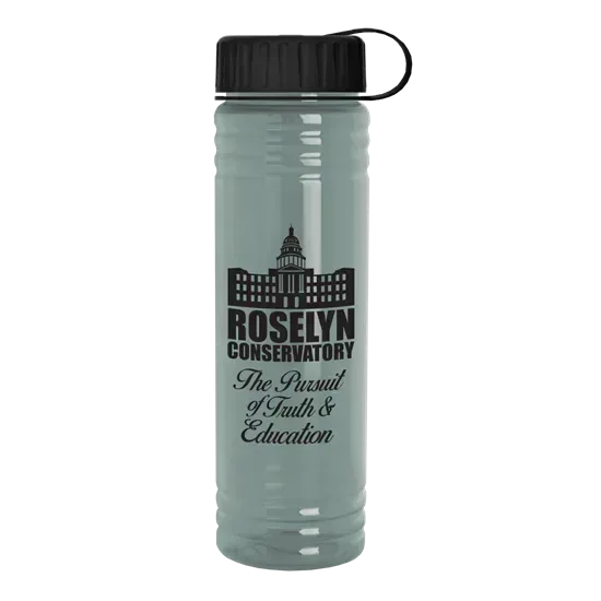 Slim Fit RPET Bottle with Tethered Lid (24 oz.) โ view 1