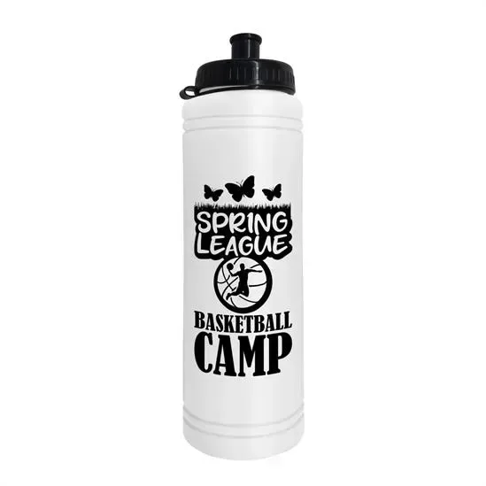 Slim Line Bottle with Tethered Push-Pull Lid (25 oz.) — view 8