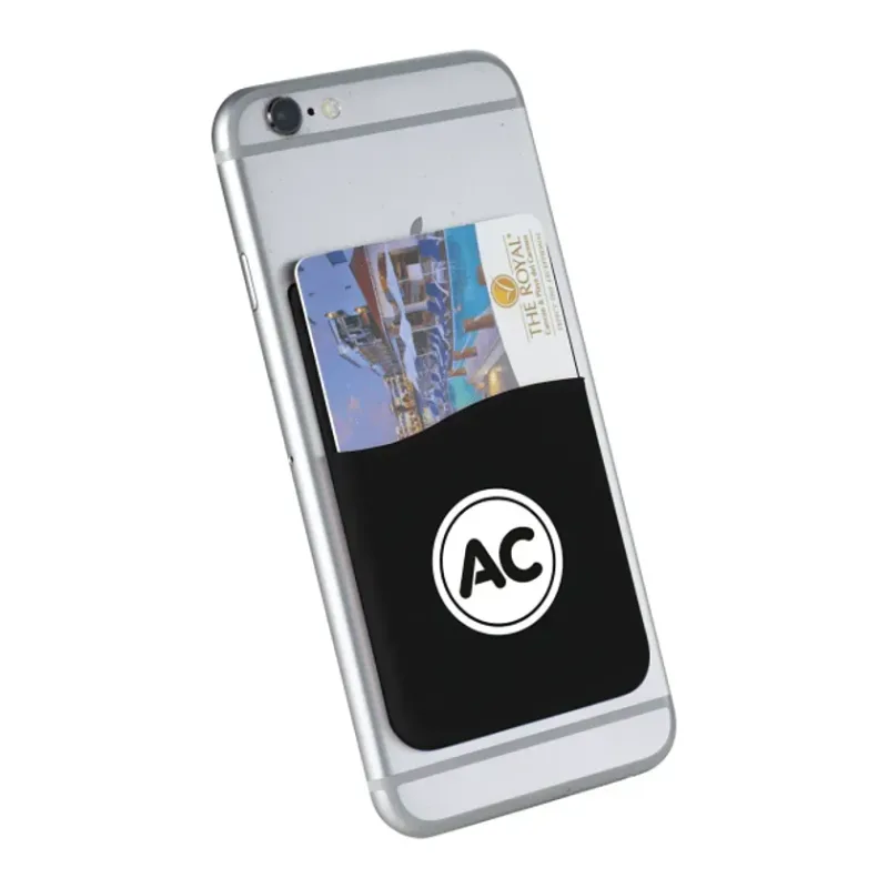 Personalized Slim Silicone Card Wallet — view 4
