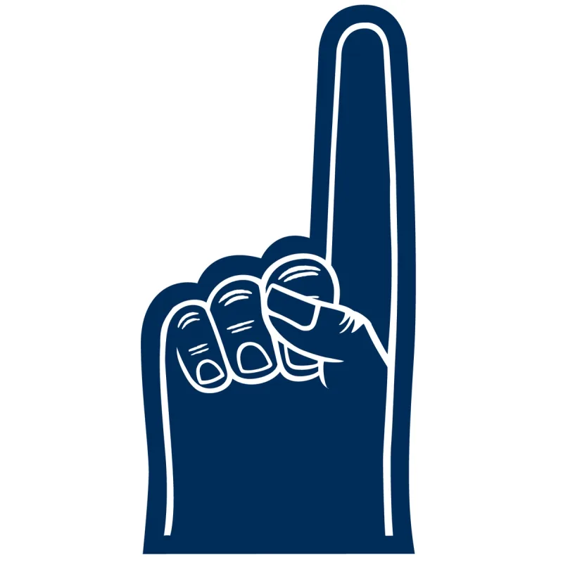 Small #1 Foam Finger/Hand 7.5"  — view 11