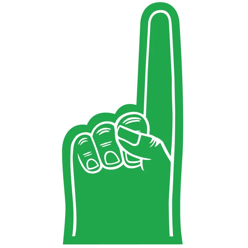 Small #1 Foam Finger/Hand 7.5"  — view 15
