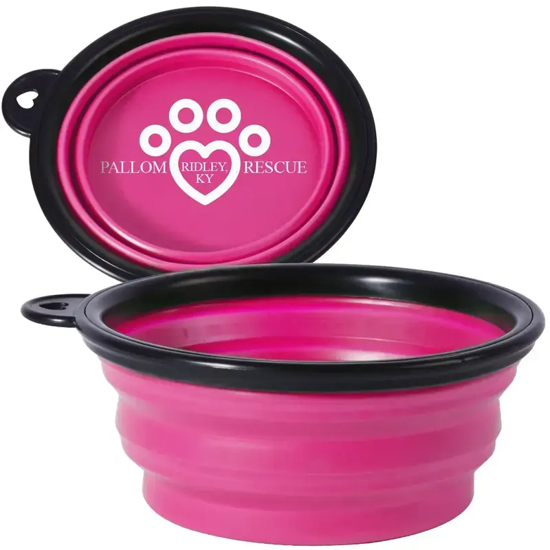 Logo Collapsible Pet Bowl