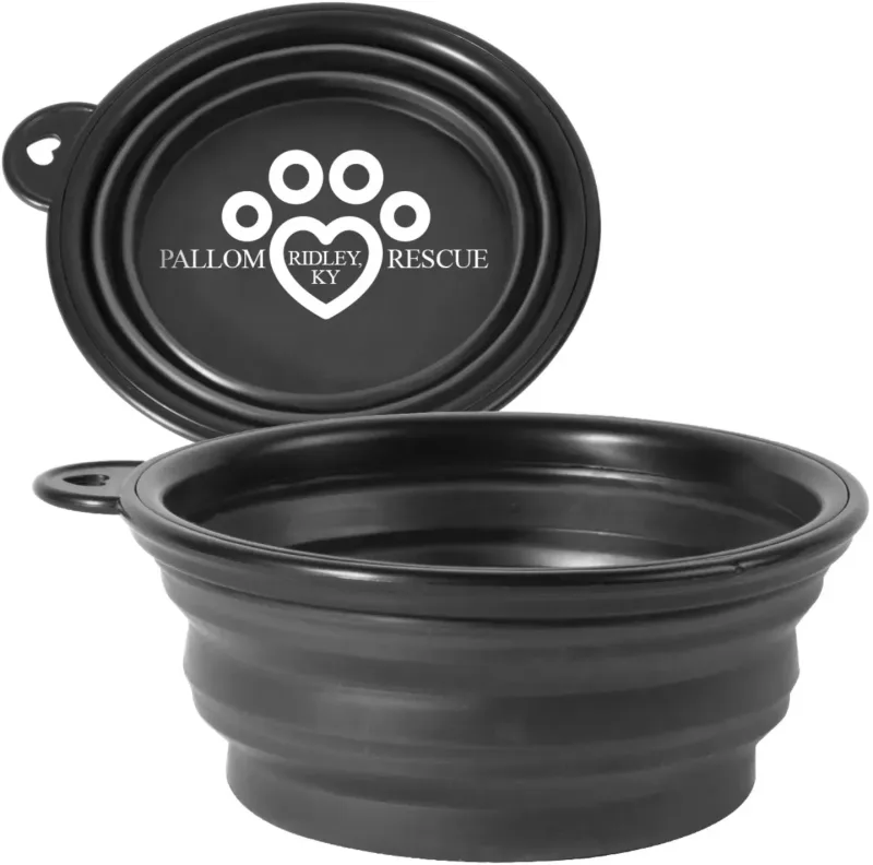 Logo Collapsible Pet Bowl — view 2