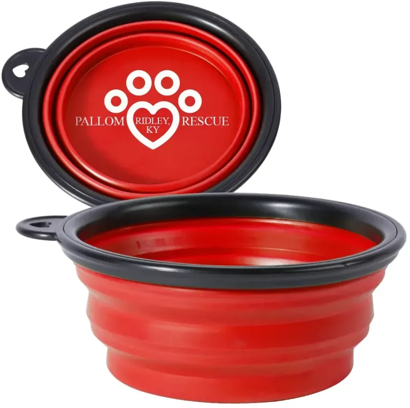 Logo Collapsible Pet Bowl — view 4