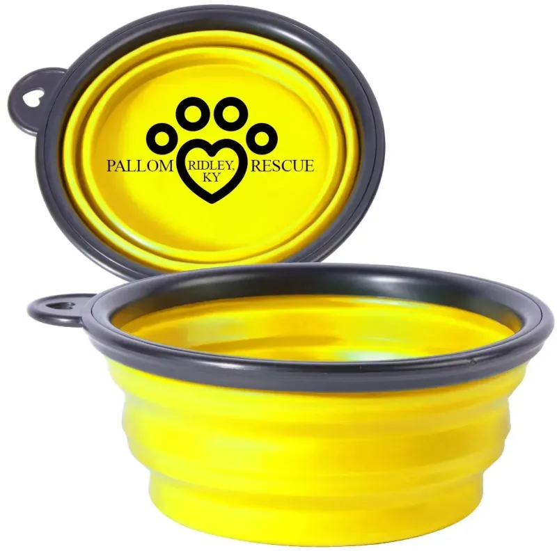 Logo Collapsible Pet Bowl — view 5
