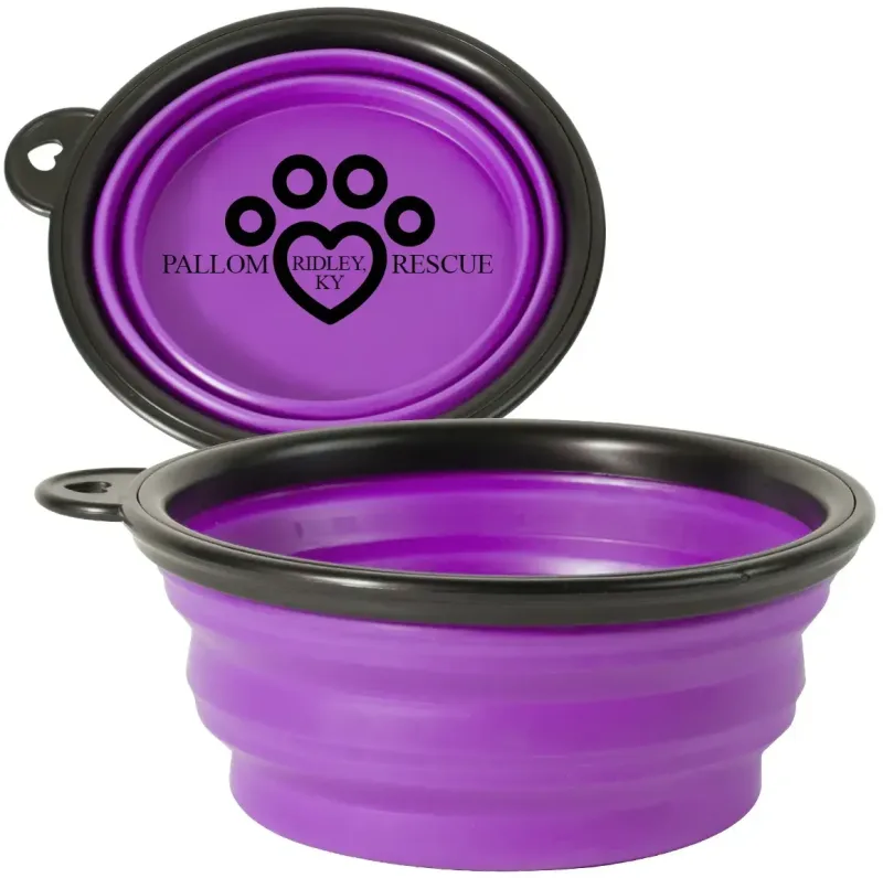Logo Collapsible Pet Bowl — view 8
