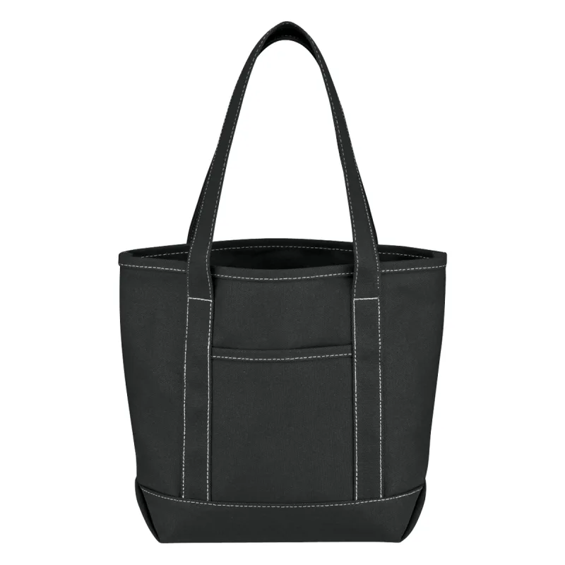 Small Cotton Canvas Yacht Tote Bag — view 7
