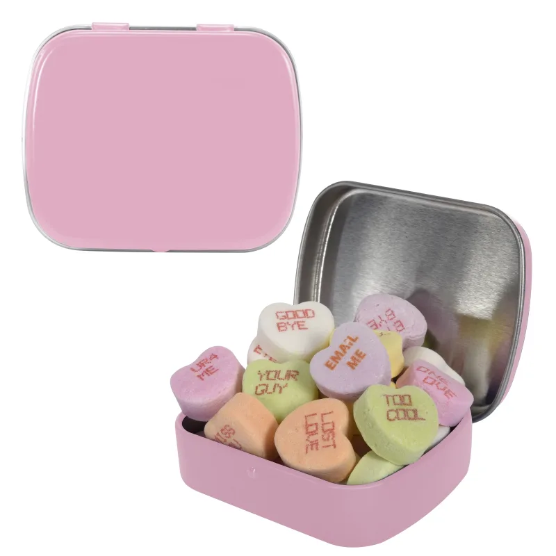 Small Mint Tin with Conversation Hearts — view 2