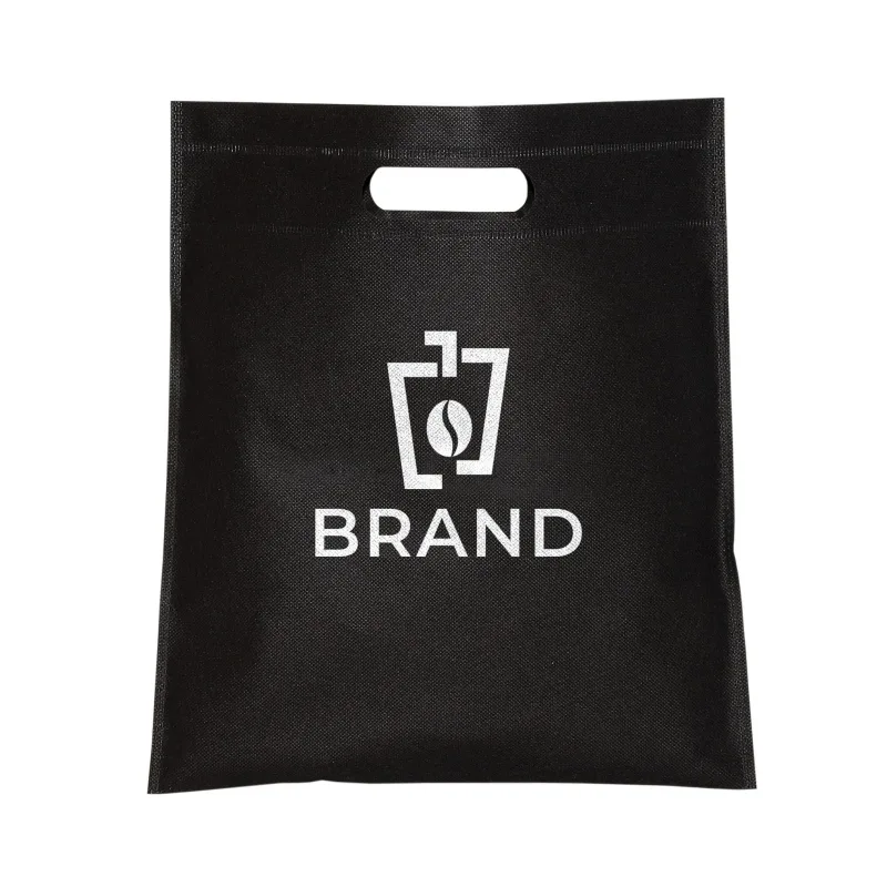 Small Non Woven Cut-Out Handle Tote — view 2