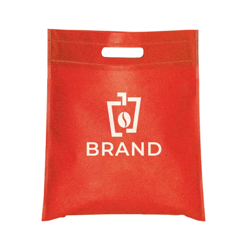 Small Non Woven Cut-Out Handle Tote — view 3