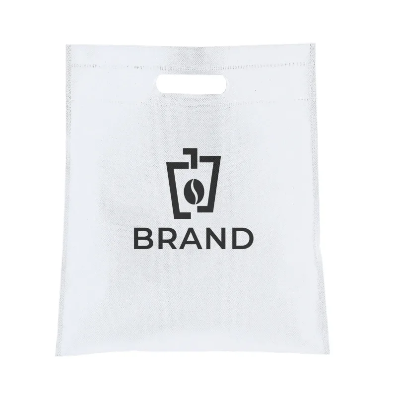 Small Non Woven Cut-Out Handle Tote — view 4
