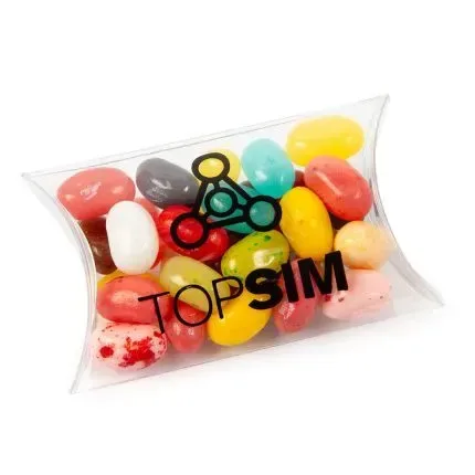 Small Pillow Acetate Box with Chocolate Buttons — view 3