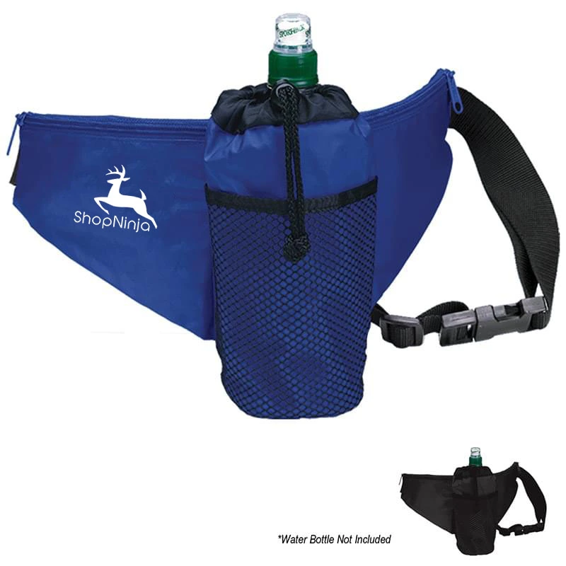 Smart Fanny Pack with Insulated Water Bottle Pocket