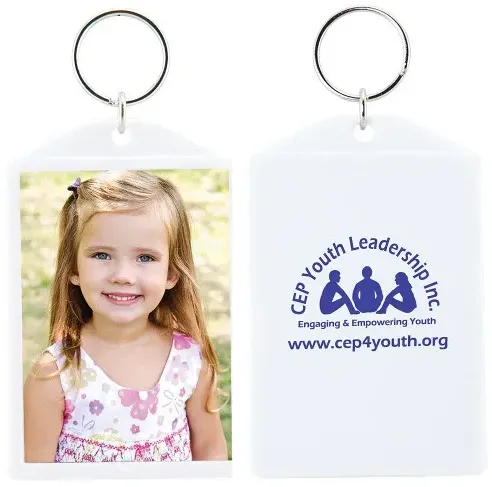 Imprinted Snap-In Keytag