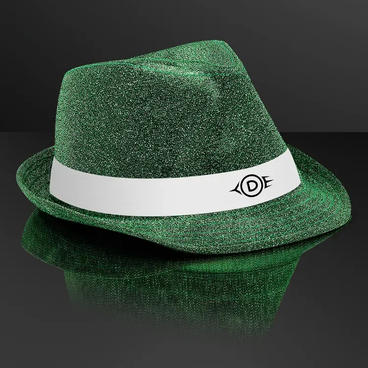 Snazzy Fedora Hat with White Band (NON-Light Up)