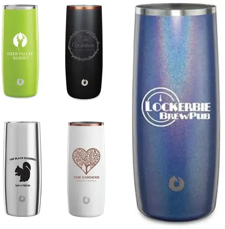 14 oz. Stainless Steel Snowfox Highball Tumbler - Ice Cold Drinkware Solution