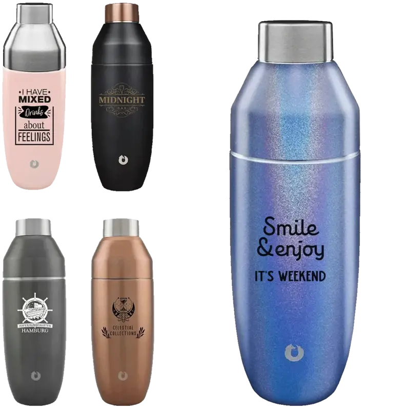 Snowfox® 24oz Insulated Stainless Steel Cocktail Shaker