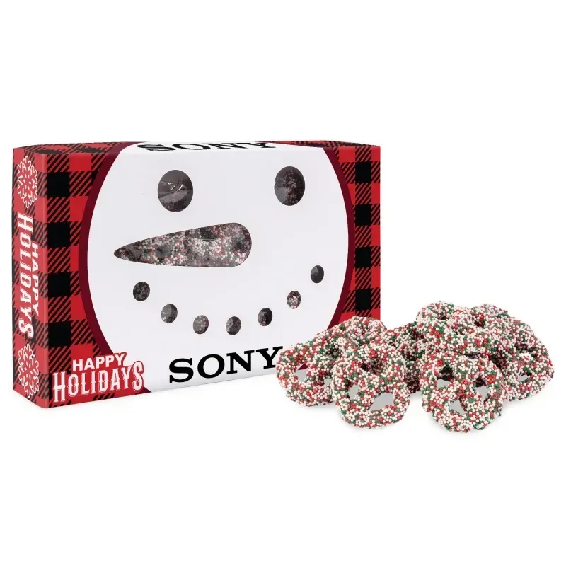 Snowman Die Cut Box with Gummy Snowmen — view 16
