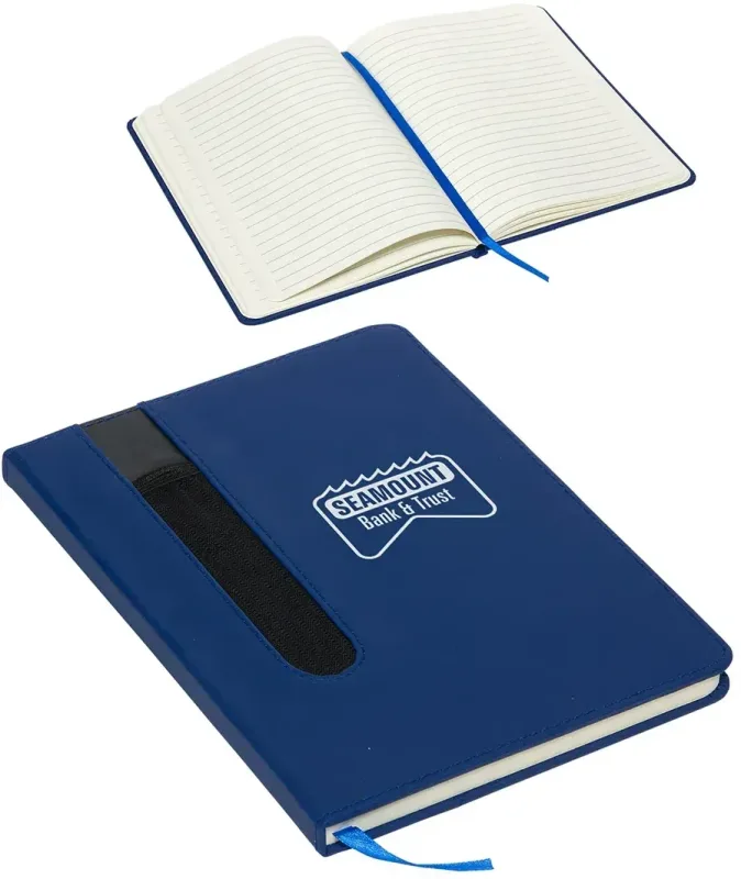 Custom Soft-Cover Journal with Pen Holder — view 3