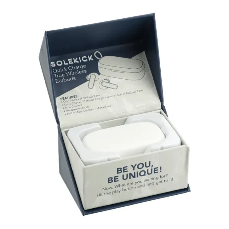Custom Branded Solekick™ Quick Charge True Wireless Earbuds — view 4