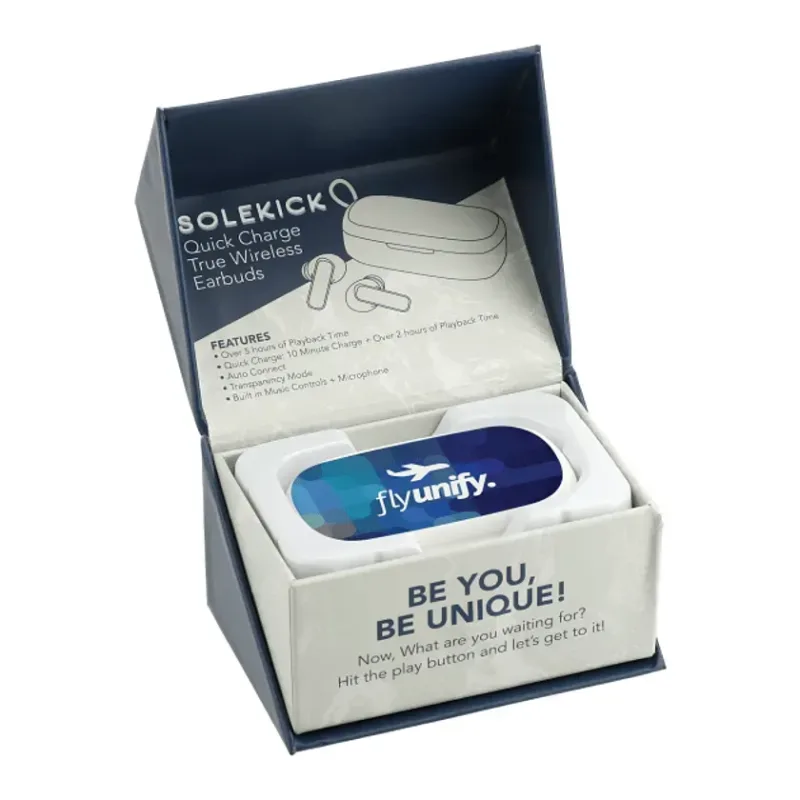 Custom Branded Solekick™ Quick Charge True Wireless Earbuds — view 7