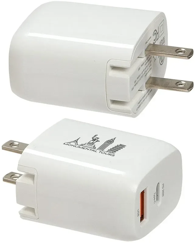 Custom Sonic PD Charger - 20W USB-C with Dual Outputs — view 3