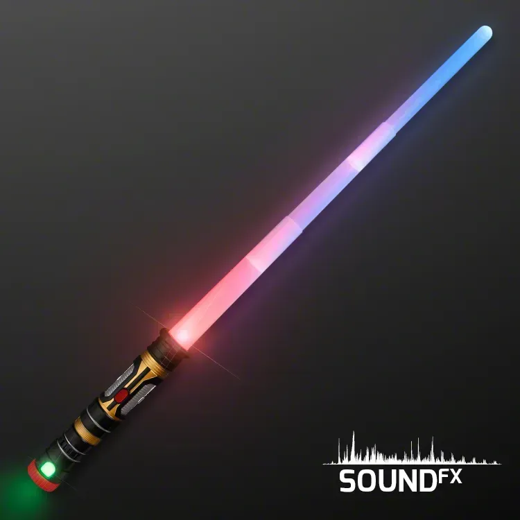 Sound and Motion Expanding Light Sabers for Kids — view 2