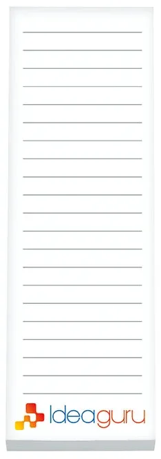 Custom Souvenir® 3" x 9" Scratch Pad, 50 Sheet with Magnet — view 3