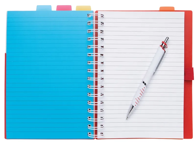 Custom Souvenir® Notebook with Vertex Pen — view 3