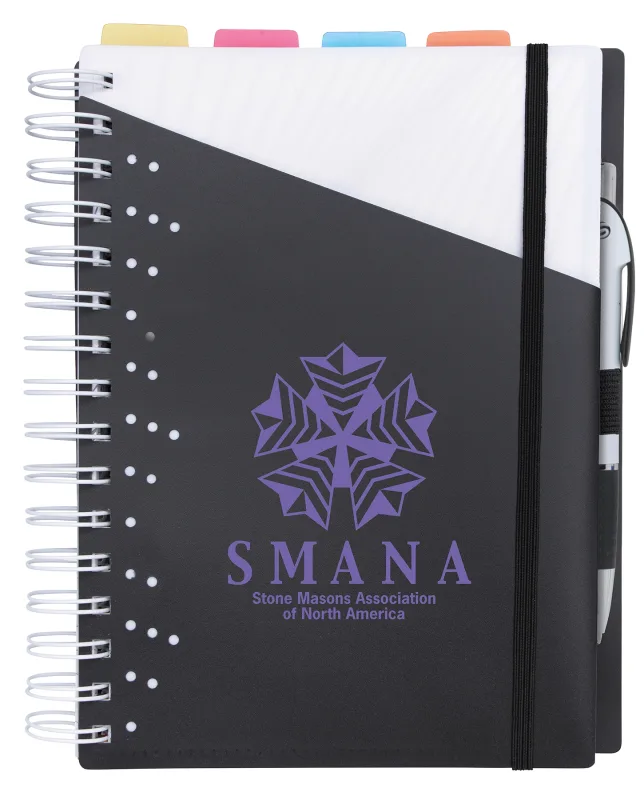 Custom Souvenir® Notebook with Vertex Pen — view 4