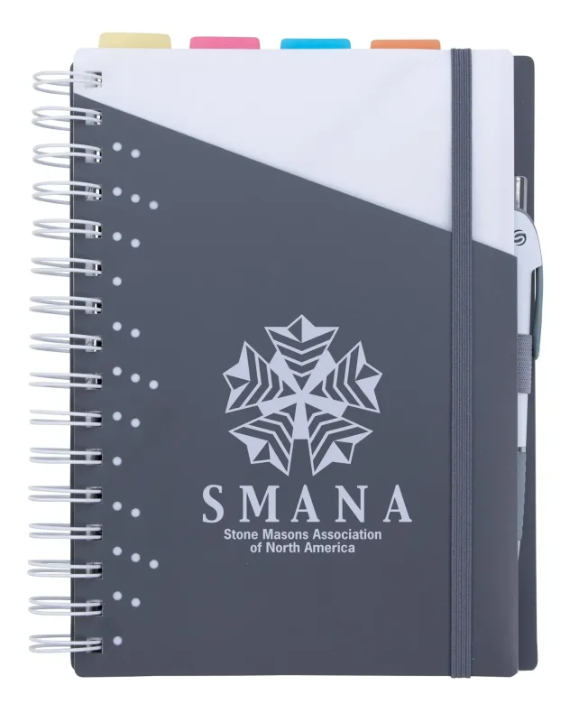 Custom Souvenir® Notebook with Vertex Pen — view 7