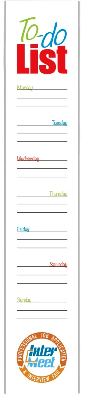 Custom Souvenir® Sticky Note™ 12" X 2" Pad, 25 sheet — view 2