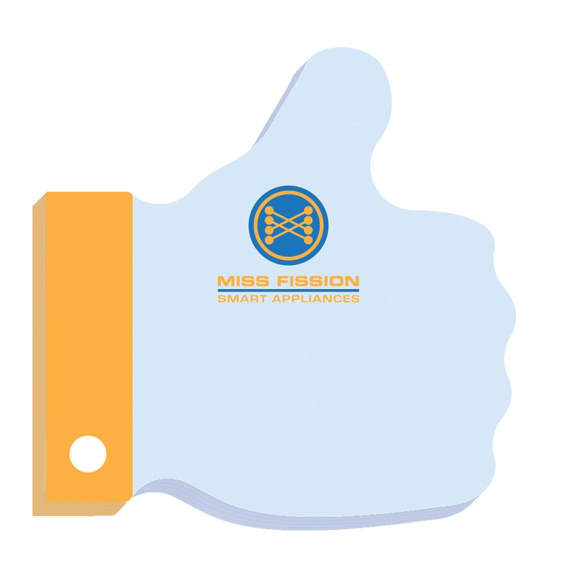 Custom Souvenir® Sticky Note™ 3" x 3" Die Cut Pad, 50 sheet