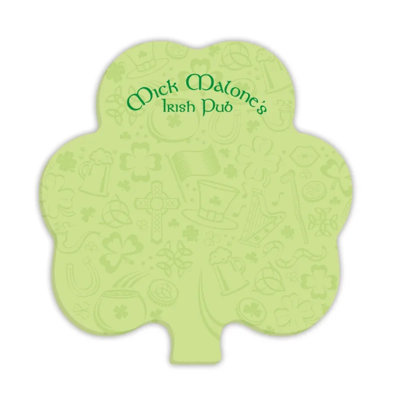 Custom Souvenir® Sticky Note™ 3" x 3" Die Cut Pad, 50 sheet — view 2