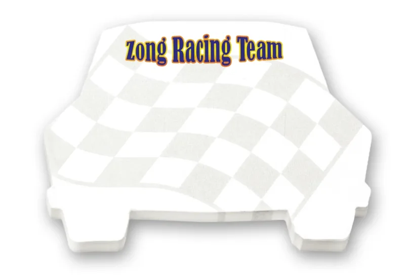 Custom Souvenir® Sticky Note™ 4" x 3" Die Cut Pad, 25 sheet — view 2